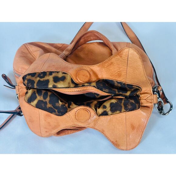 B. Makowsky Kayla Peach Leather Shoulder Bag Orig $318 - Picture 10 of 13